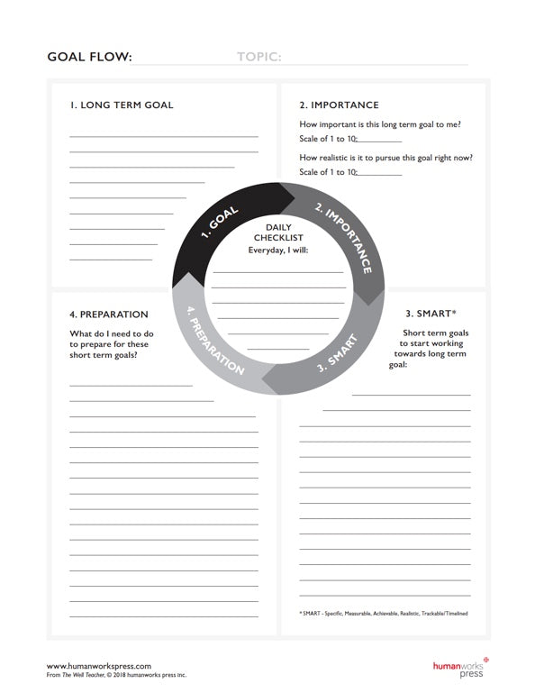 The Well Teacher | Goal Flow