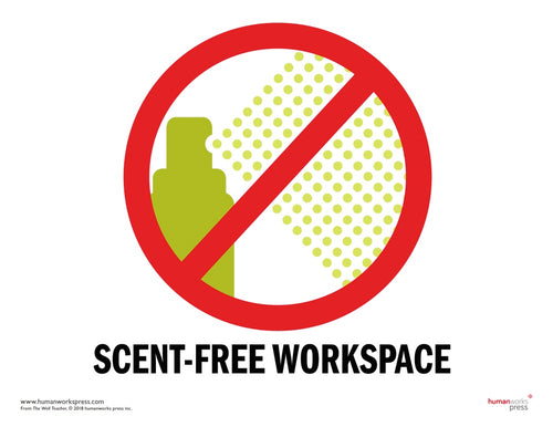The Well Teacher | Scent-Free Workspace Sign